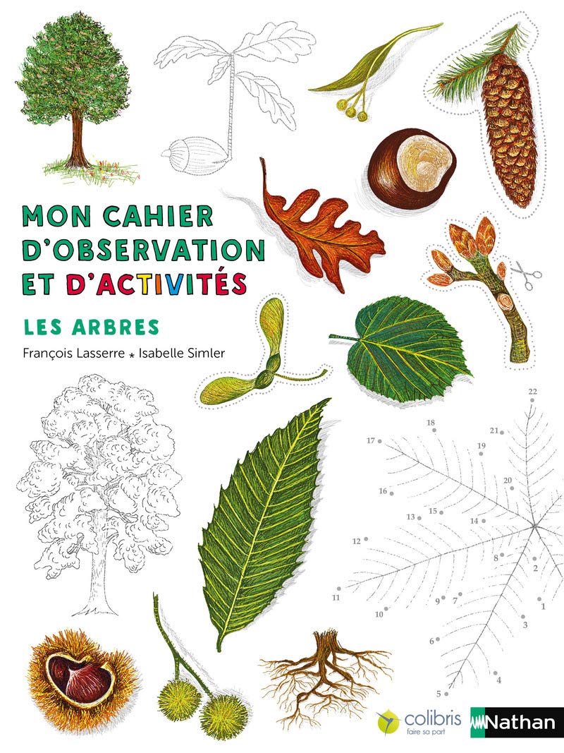 Les arbres - Cahier d'observation et d'activités Colibris - 4/7 ans book