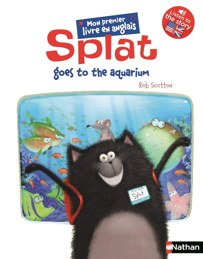 Splat goes to the aquarium book