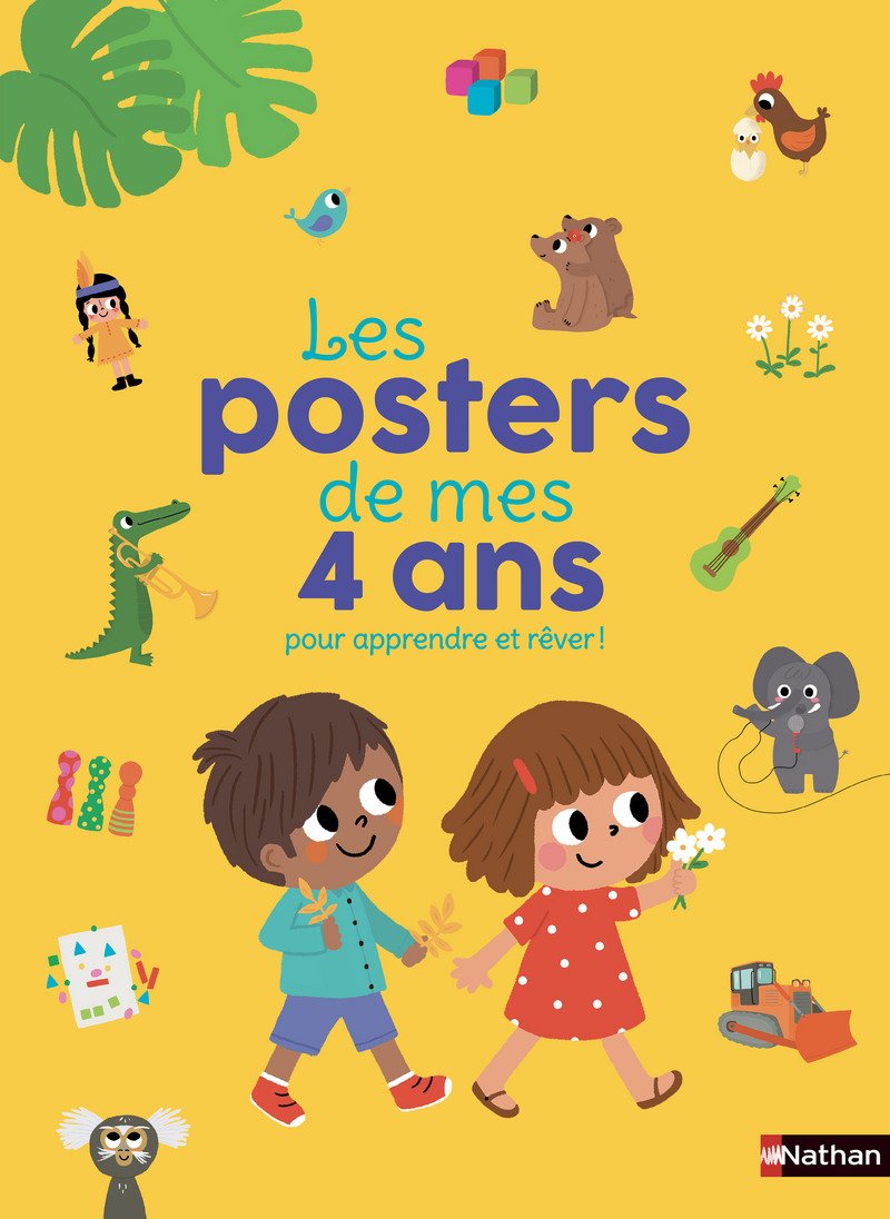 Les posters de mes 4 ans pour apprendre et rêver ! book