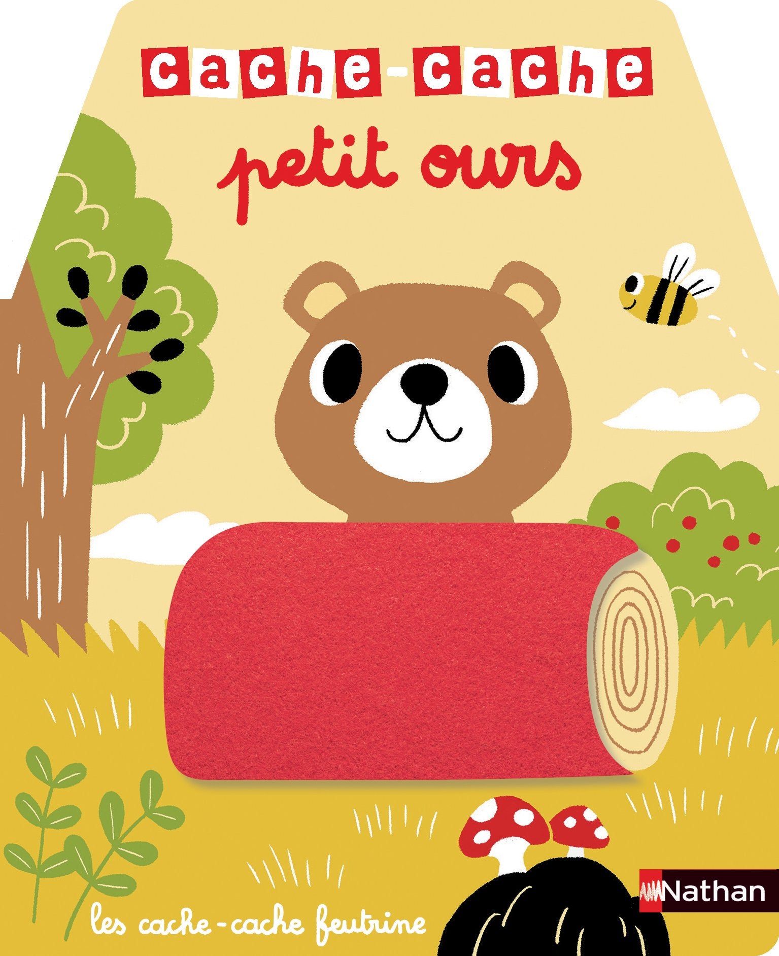 Cache-cache petit ours - Livre matière - éveil - Dès 6 mois Babies & Toddlers