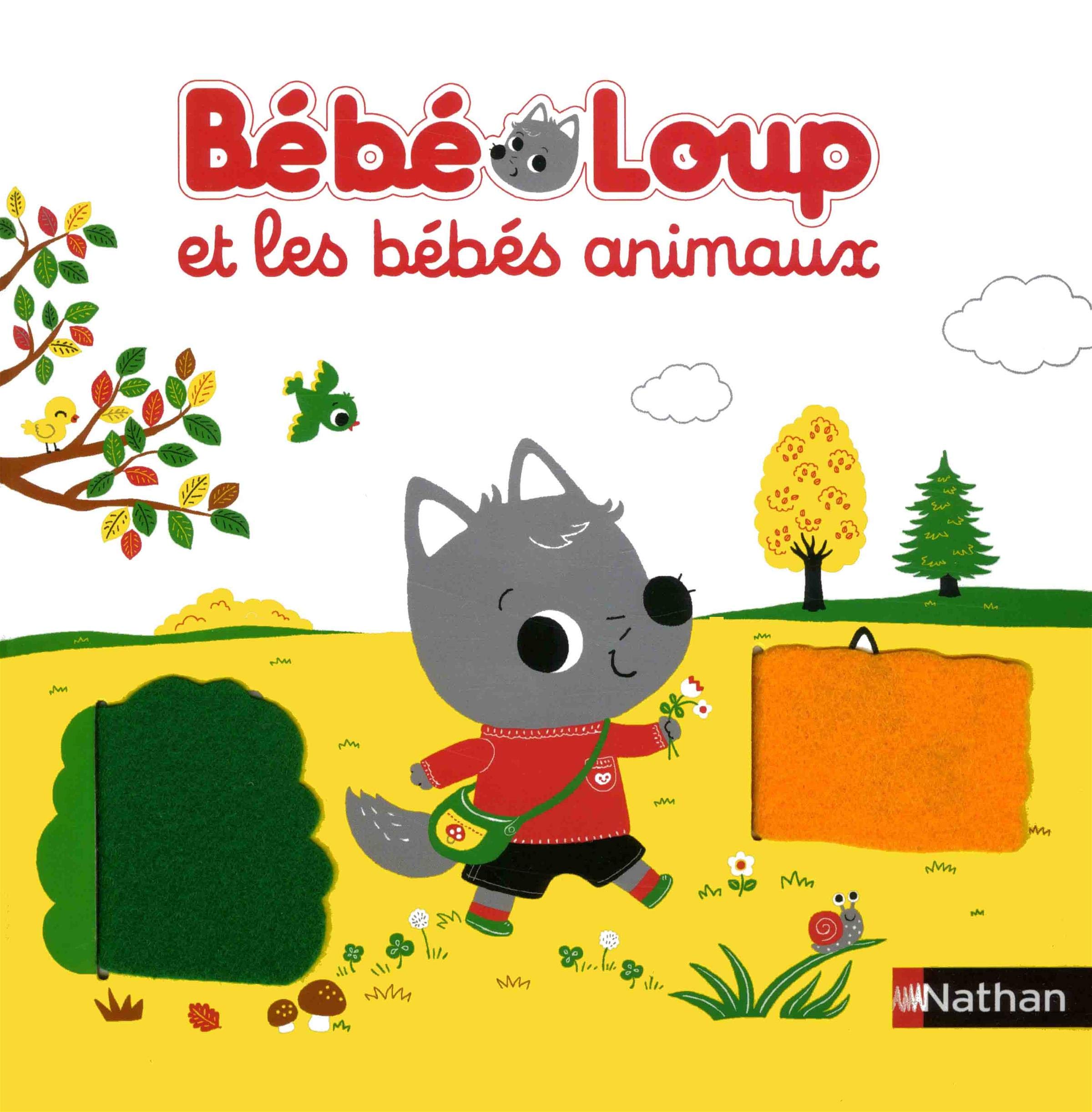 Bébé Loup et les bébés animaux - Livre matière - Dès 6 mois book