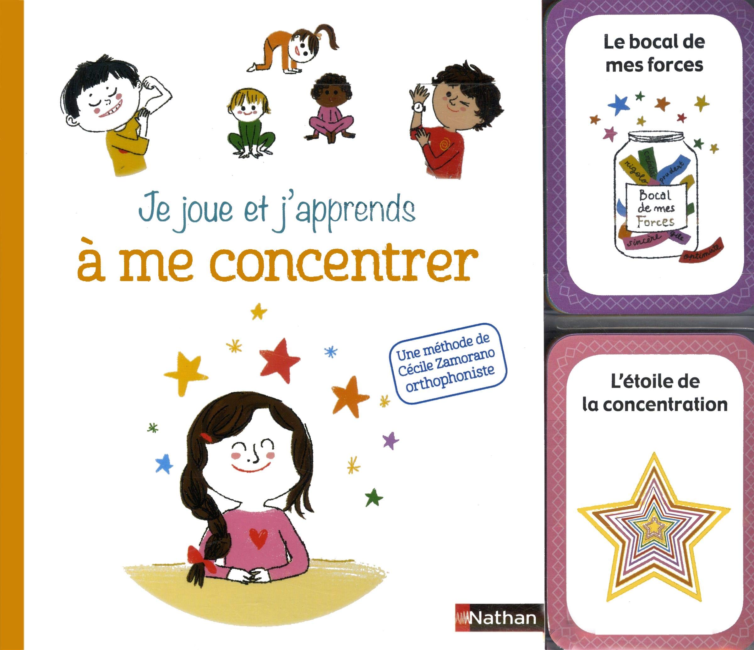 Je joue et j'apprends à me concentrer: Avec un jeu de cartes Non-fiction