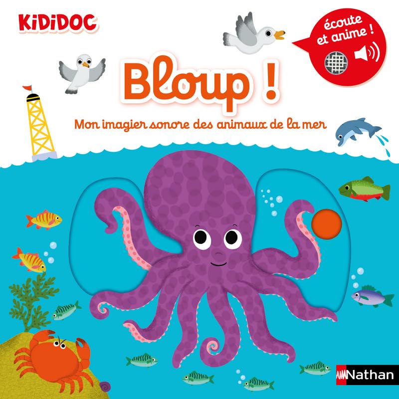Bloup! Mon imagier sonore des animaux de la mer (09) Non-fiction