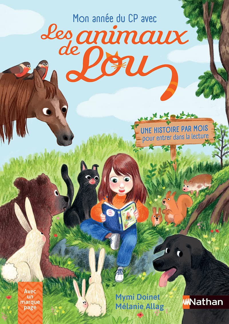 Mon année de CP avec les animaux de Lou: Avec un marque page Novels & Short Stories