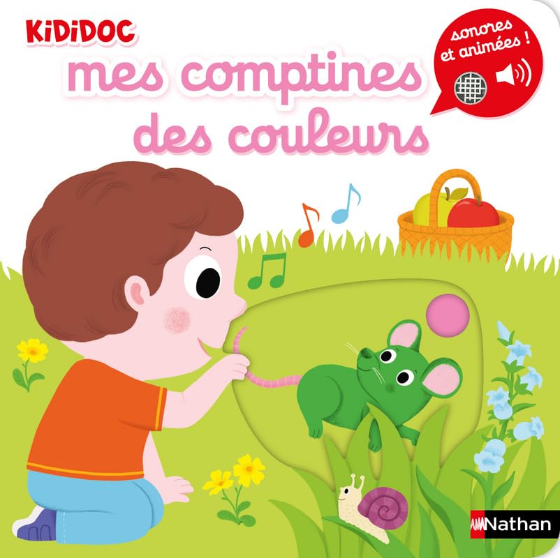 Mes premières comptines des couleurs kididoc Non-fiction