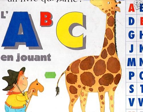L'ABC en jouant: Un livre qui parle book