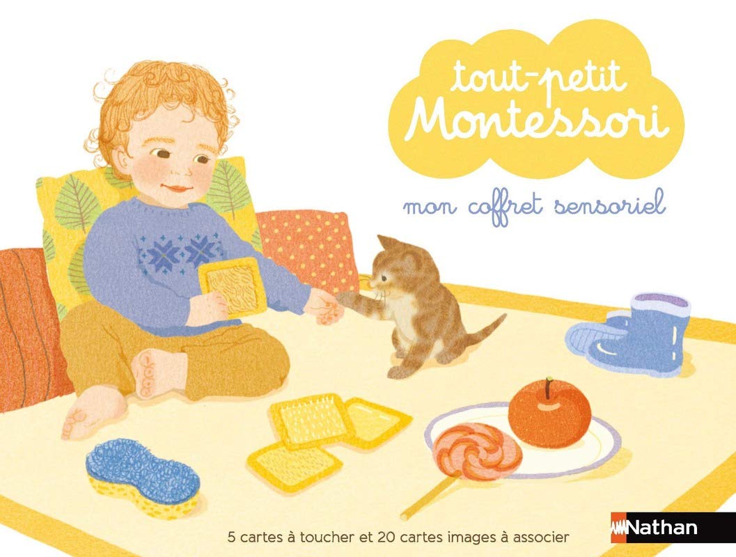 Tout petit Montessori mon coffret sensoriel: Avec 5 cartes à toucher et 20 cartes images à associer Parents & Children