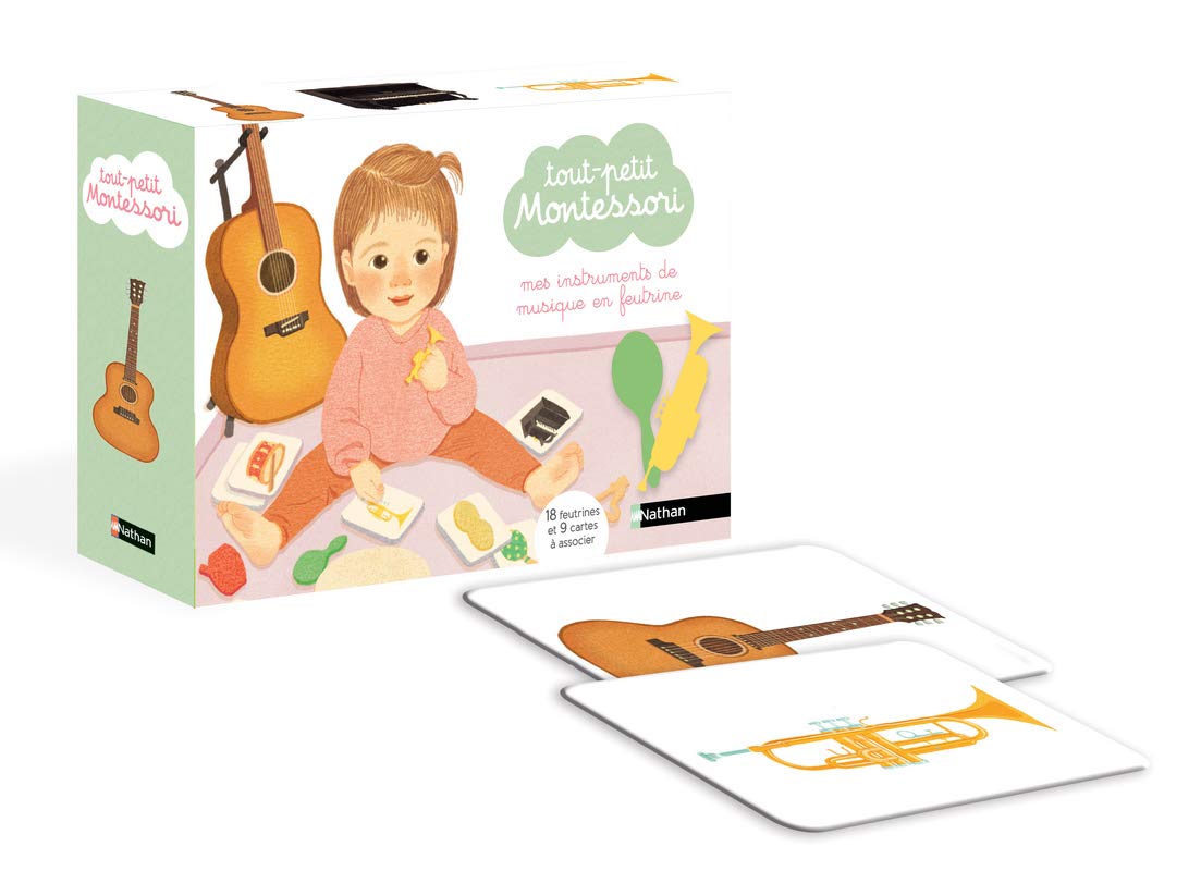 Instruments de musique: Avec 18 feutrines et 9 cartes à associer Parents & Children