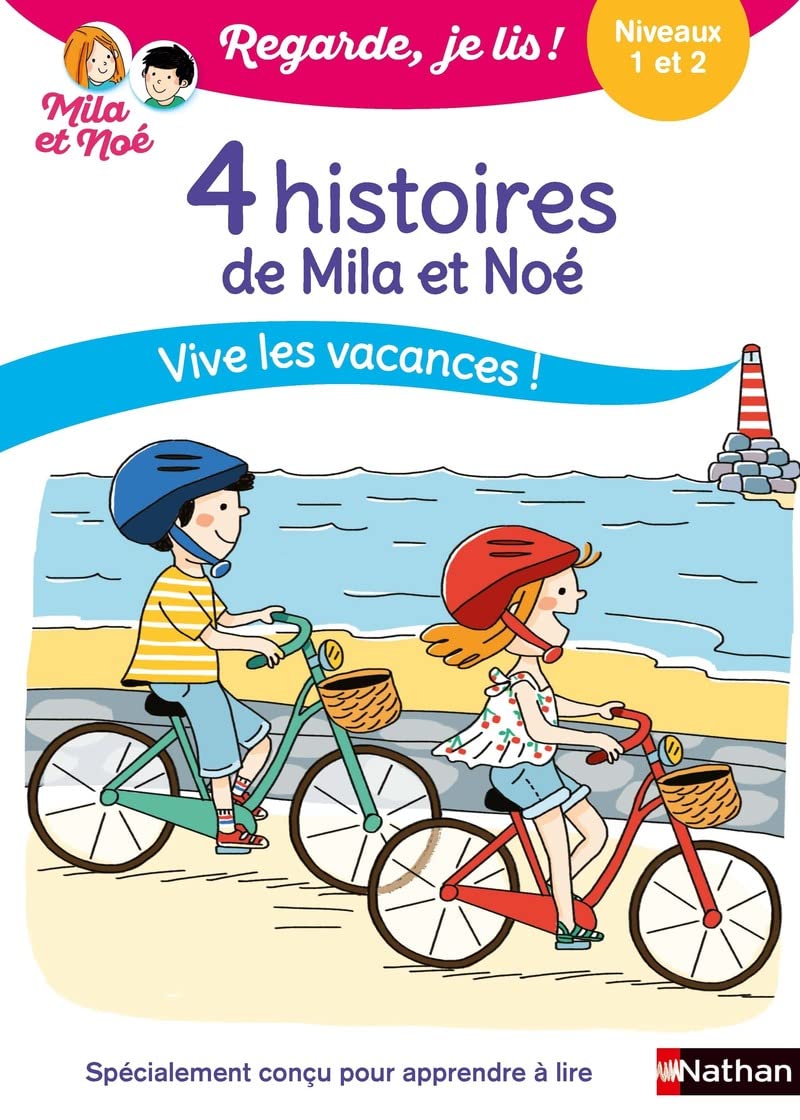 Regarde je lis ! 4 histoires pour l'été - Niv 1 et 2 Vive les vacances !: Niveau 1 et 2 Professional & Reference Books