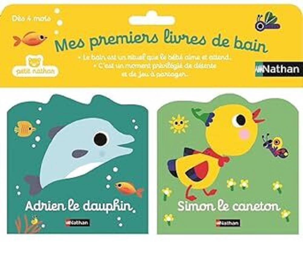 Mes premiers livres de bain - 2 petits livres pour les bébés dès 4 mois book