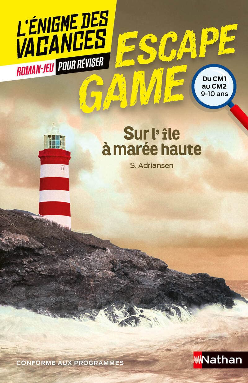Escape game CM1-CM2: Sur l'ile à marée haute Professional & Reference Books