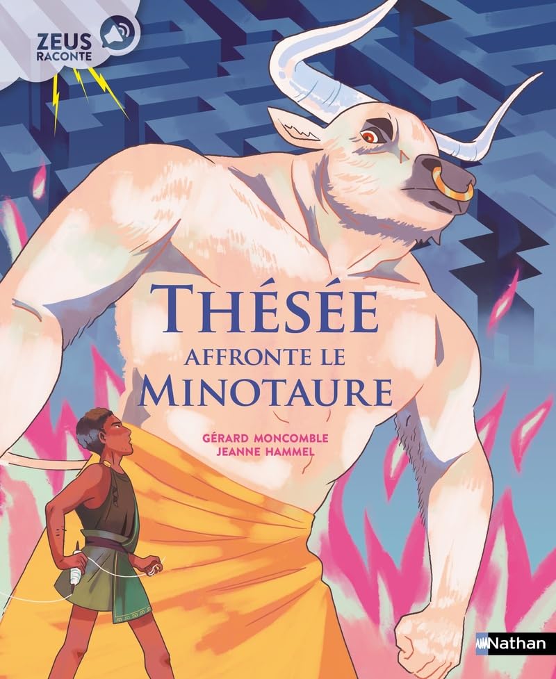 Thésée affronte le Minotaure - Zeus raconte - Album Dès 5 ans book
