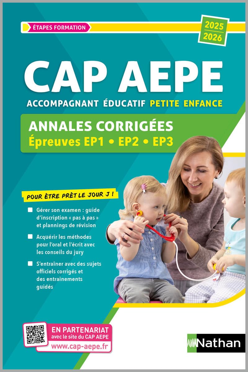 Annales corrigées - CAP Accompagnant éducatif petite enfance - AEPE - 2025/2026 book
