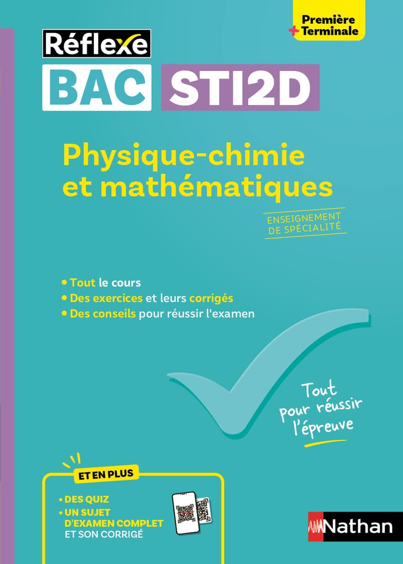 Guide - Physique-chimie et mathématiques - 1re/Tle STI2D - Réflexe - Bacs 2026 et 2027 (26) book
