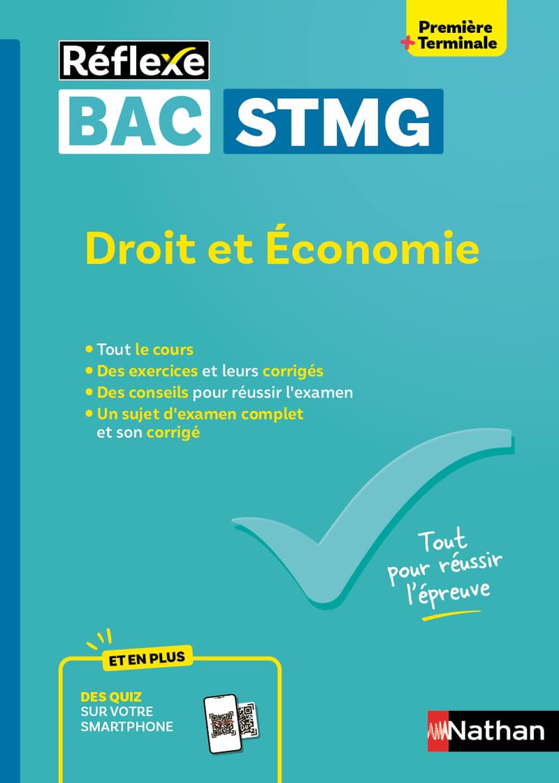 Bac STMG - Droit et Économie - 1re/Tle - Réflexe - Bacs 2026 et 2027 (19) book