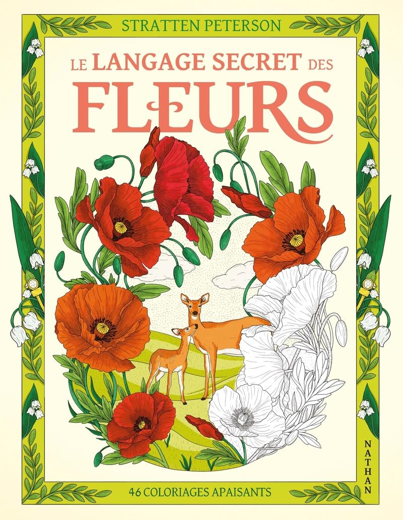 Le langage secret des fleurs - L'art de colorier est aussi dans la nature ! - Adulte book