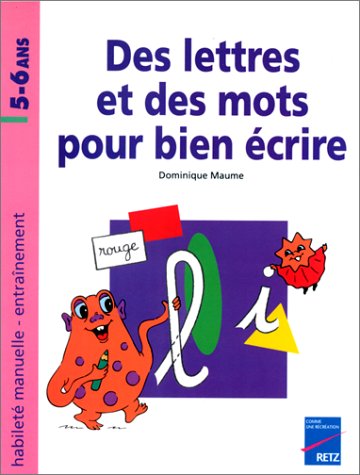 Des Lettres Et Des Mot Pour Bien Ecrire 5-6 Ans Books