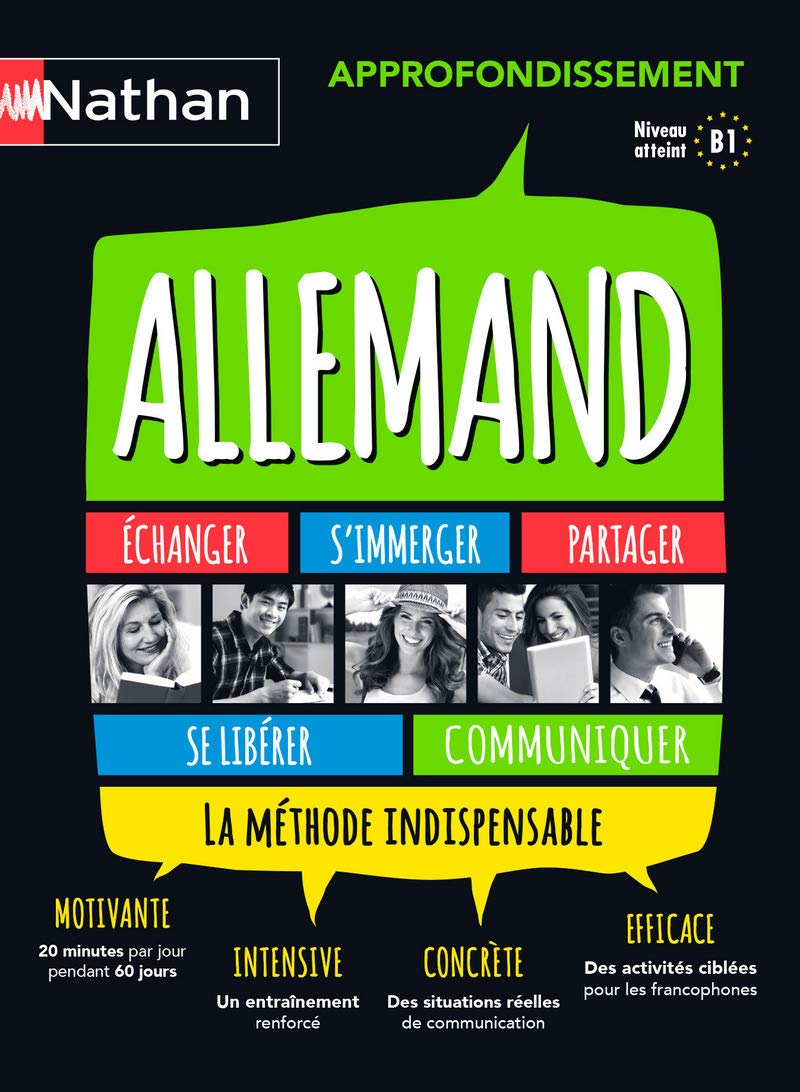 Allemand - Coffret Approfondissement Voie express approfondissement Livre + CD audio: B1 Foreign Languages ​​& Dictionaries