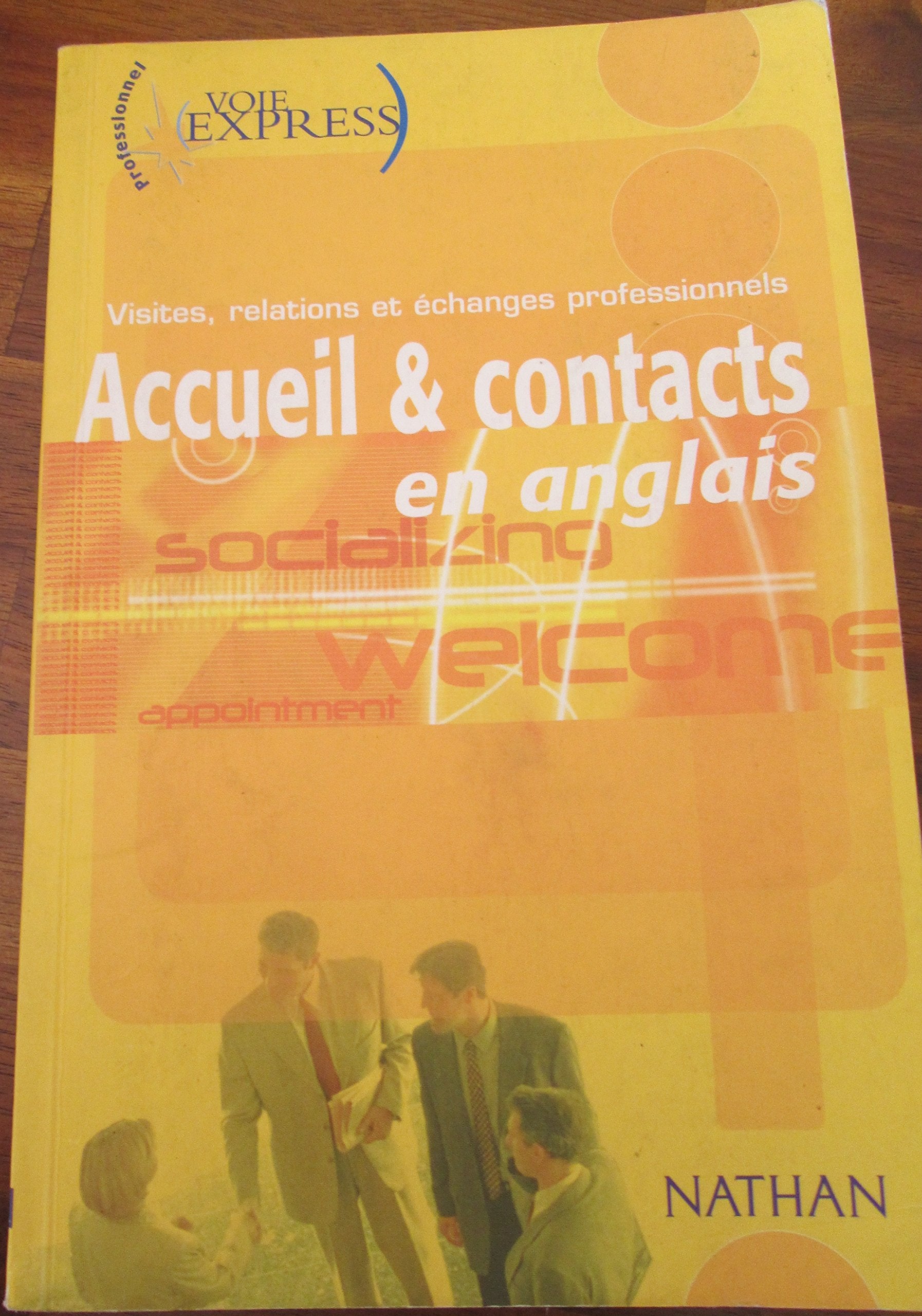 Accueil et contact en anglais book