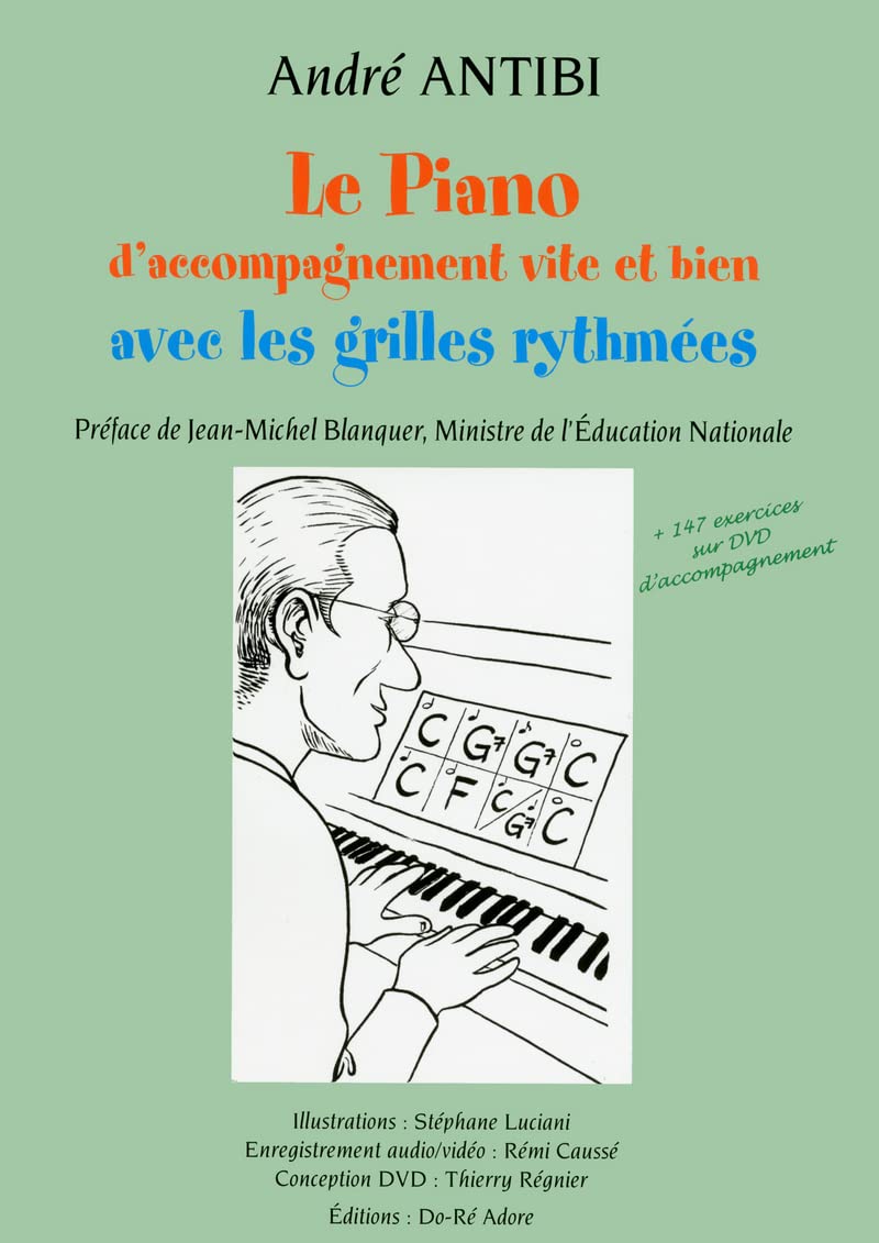 Le Piano d'accompagnement vite et bien avec les grilles rythmées Arts & Music
