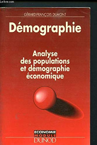 Démographie : analyse des populations et démographie économique Books