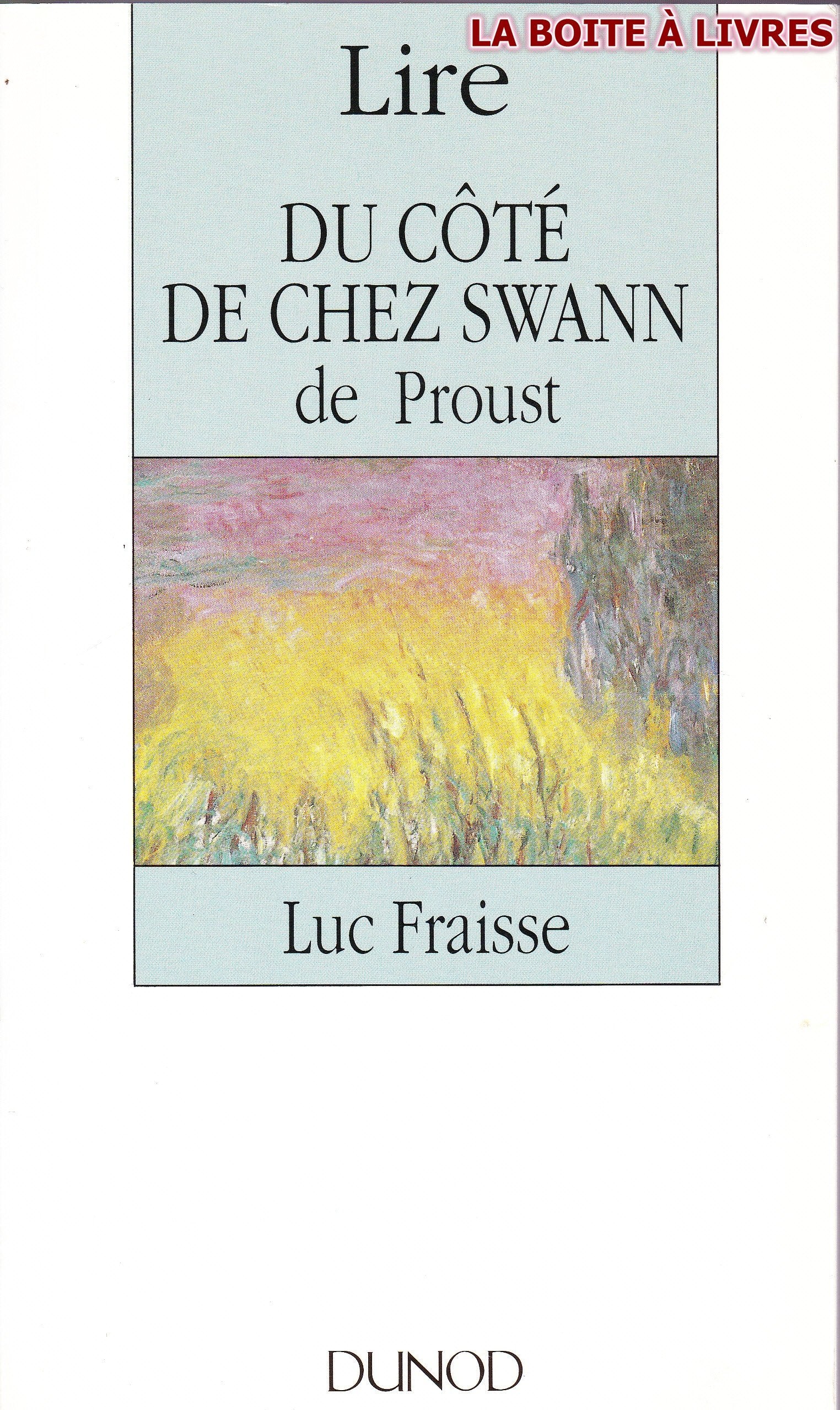 Lire "Du côté de chez Swann" de Proust book