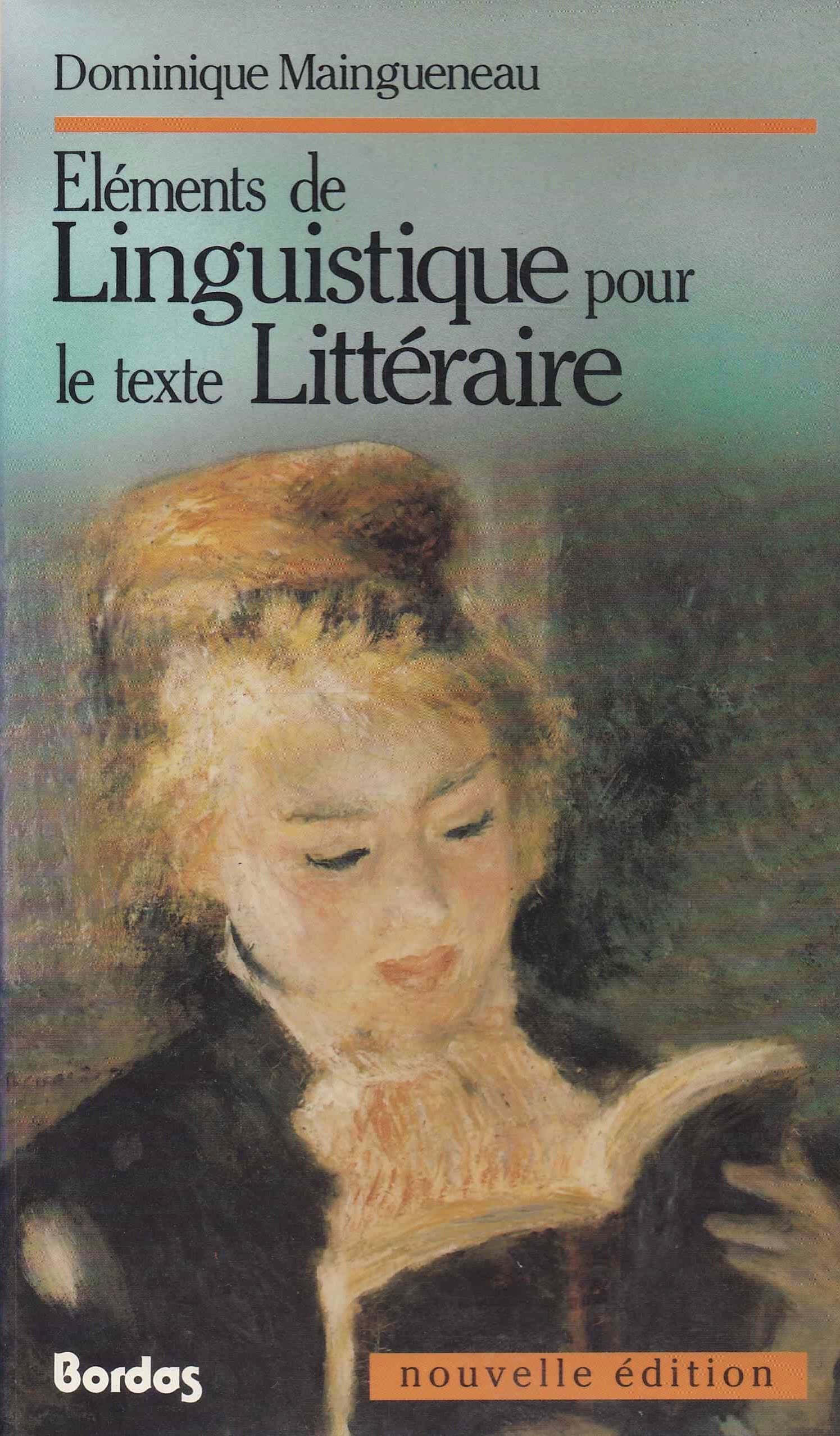 Éléments de linguistique pour le texte littéraire book