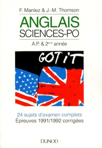 Anglais Sciences Po. 24 Sujets D'Examen Complets, 4eme Edition Books