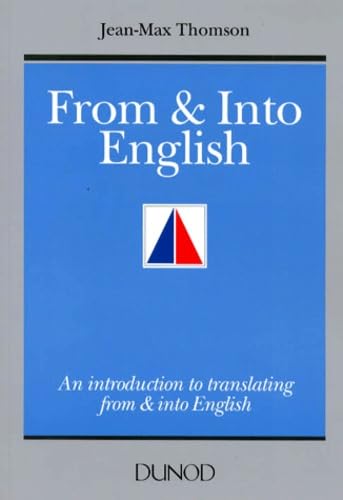 From And Into English. An Introduction To Translating From And Into English Books