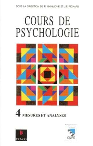 Cours de psychologie, tome 4 : Mesures et analyses book