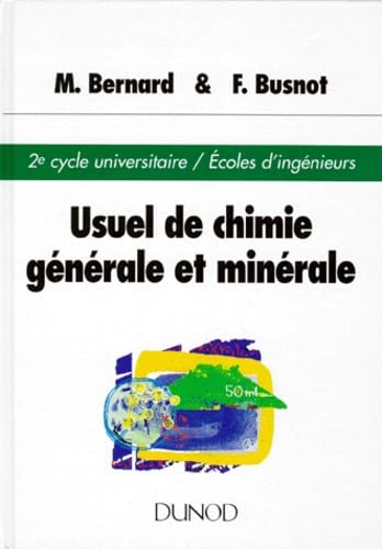 Usuel de chimie générale et minérale book