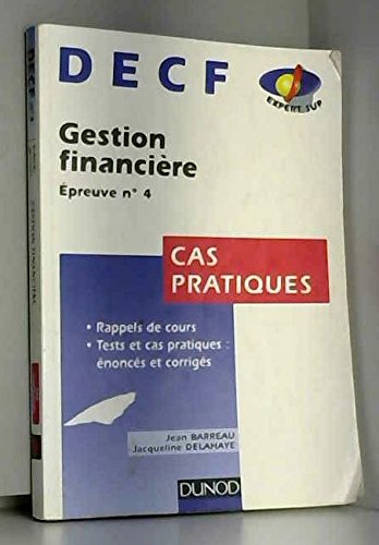 DECF, cas pratiques Tome 4: Gestion financière book