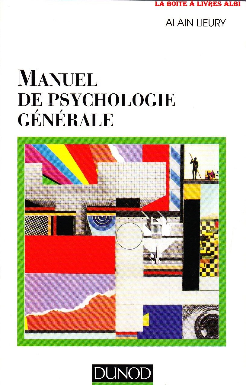 Manuel De Psychologie Generale. 2eme Edition book