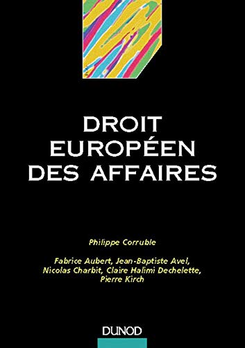 Droit européen des affaires book