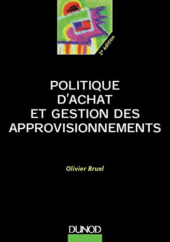 Politique d'achat et gestion des approvisionnements book