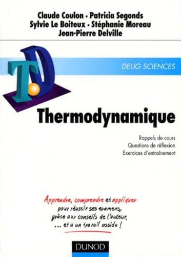 Thermodynamique : Exercices d'entraînement book