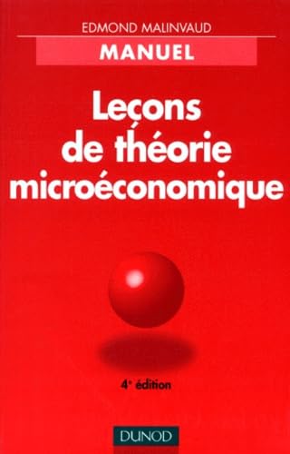 Lecons De Theorie Microeconomique. 4eme Edition book