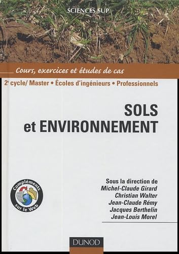 Sols et environnement 2e cycle: Cours, exercices et études de cas Books