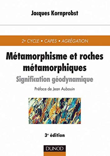 Metamorphisme Et Roches Metamorphiques. Signification Geodynamique Books