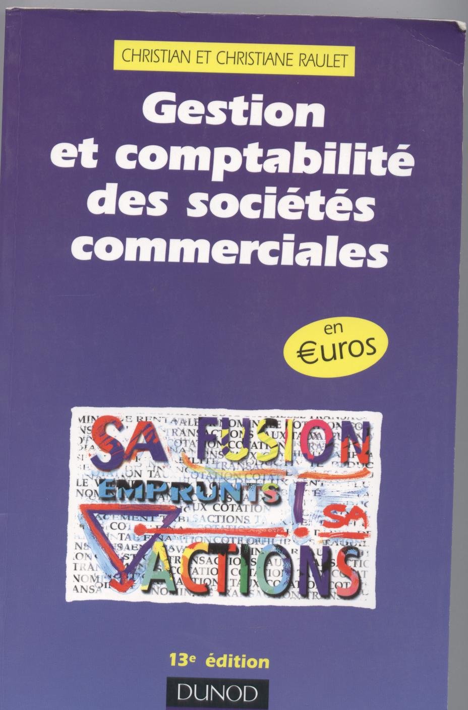 Gestion Et Compatibilite Des Societes Commerciales. 13eme Edition Books