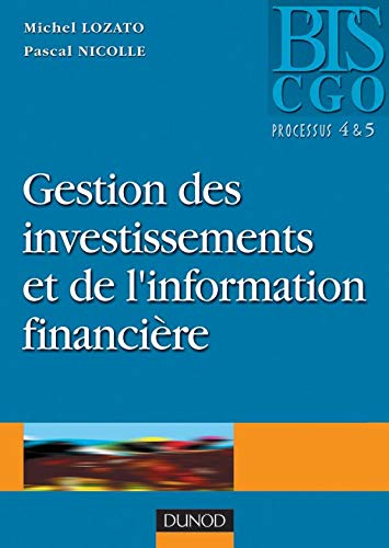 Gestion des investissements et de l'information financière : Processus 4 et 5 book