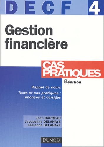 Gestion financière DECF 4: Cas pratiques Books