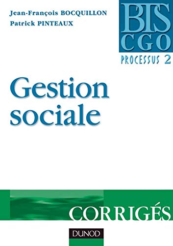 Gestion sociale BTS CGO Processus 2.: Corrigés Books