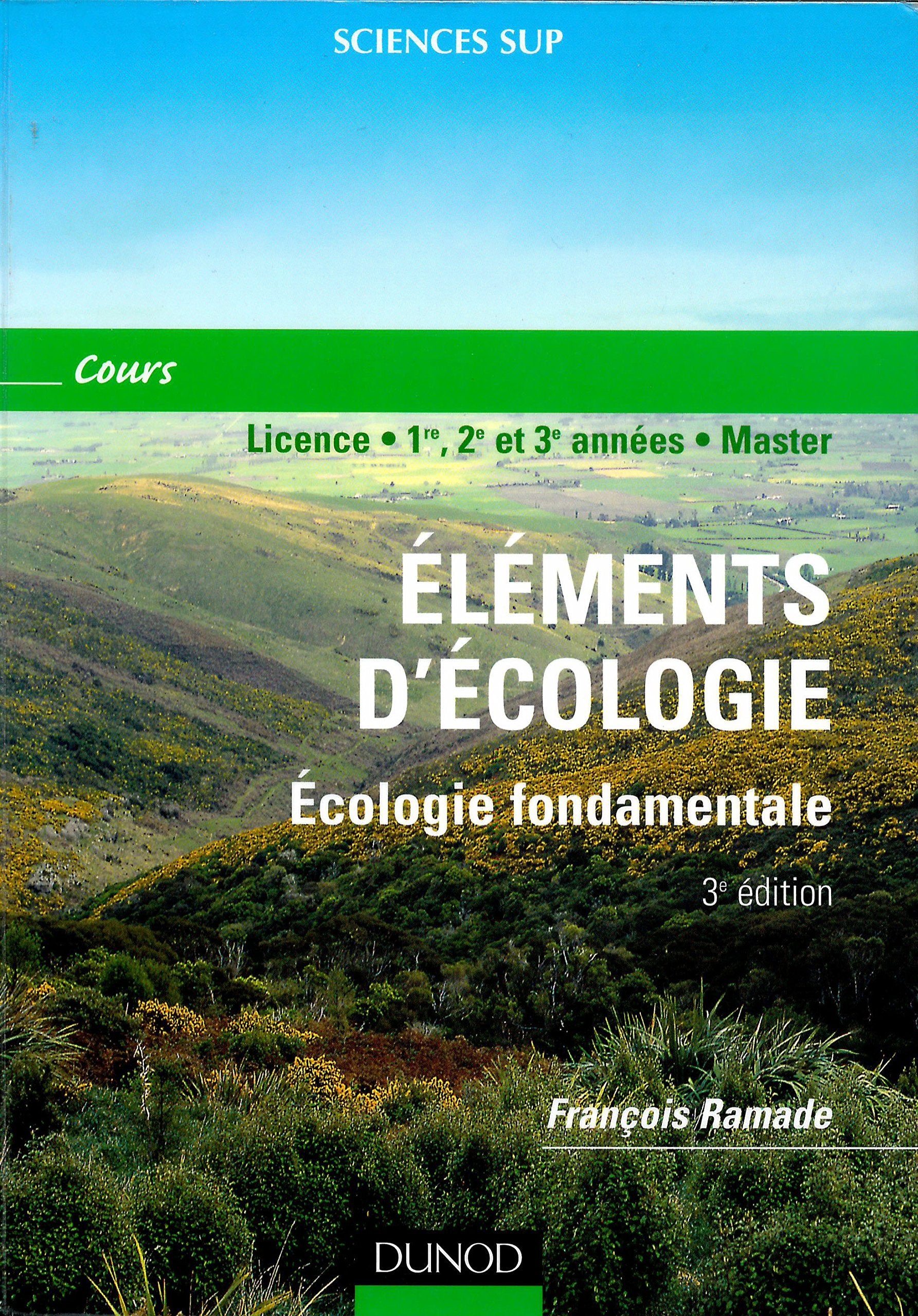 Eléments d'écologie: Ecologie fondamentale Books