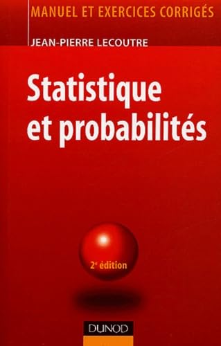 Statistique et probabilité : Manuel et exercices corrigés book