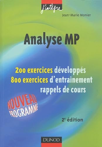 Exercices de mathématiques : Analyse MP, 2e année - Série pour MP, PSI, PC, PT book