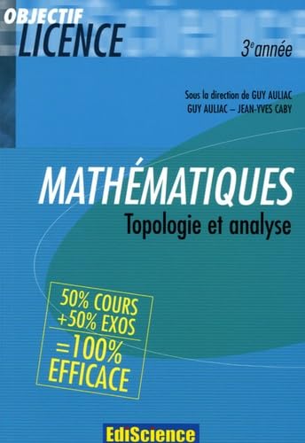 Mathématiques 3e Année: Topologie et analyse Books