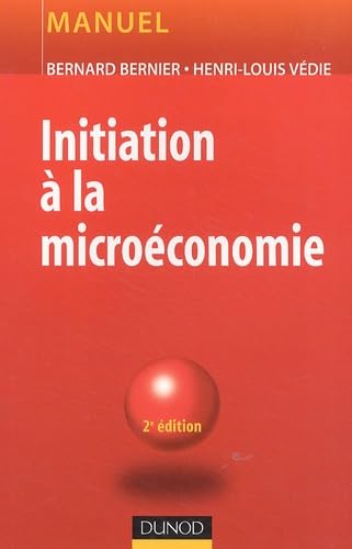 Initiation à la microéconomie book