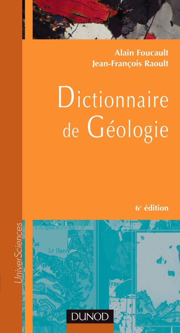 Dictionnaire de géologie book