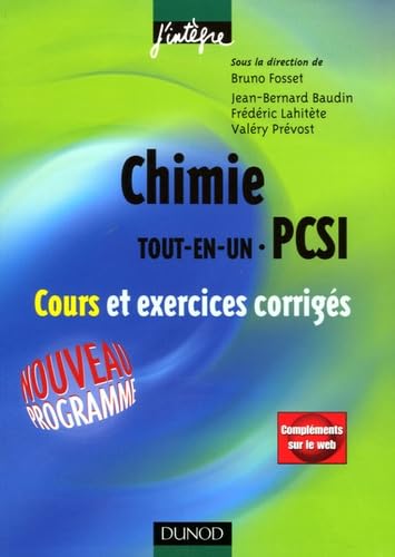 Chimie Tout-en-un 1ère année PCSI: Cours et exercices corrigés Books